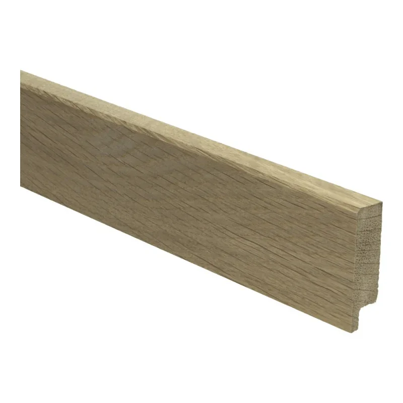 Rechte plint 54x15 mm 17311 Eiken Onbewerkt Koop Vandaag