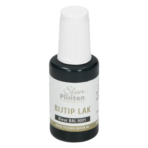 Nieuw Sfeerplinten bij-tip-lak - 20 ml RAL 9005 Zwart