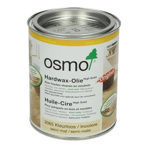 Fabrieksprijs Osmo Hardwax Olie 3065 Kleurloos semi-mat 0,75L
