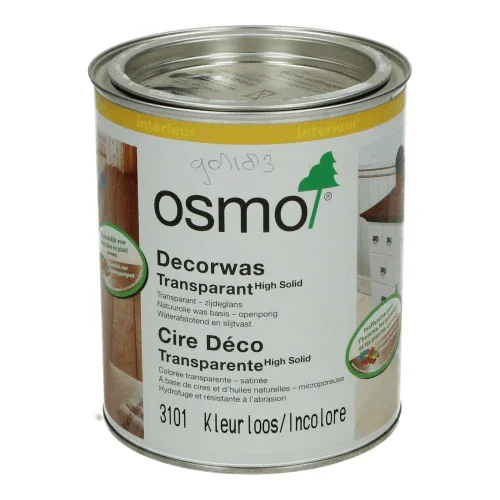 Osmo Decorwas Transparant 3101 Kleurloos 0,75L Meest Verkocht