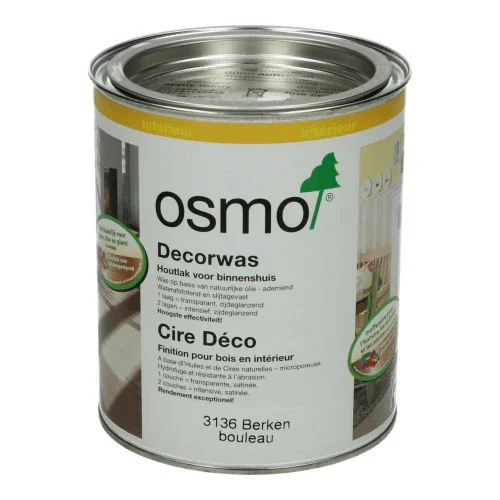 Osmo Decorwas Transparant 3136 Berken 2,5L Hete Deal