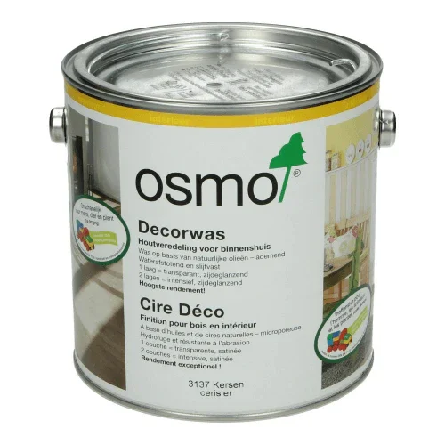 Dagaanbieding Osmo Decorwas Transparant 3137 Kersen 2,5L