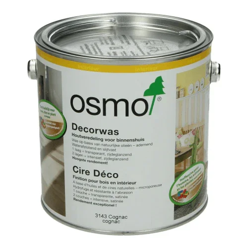 Osmo Decorwas Transparant 3143 Cognac 2,5L Dagaanbieding