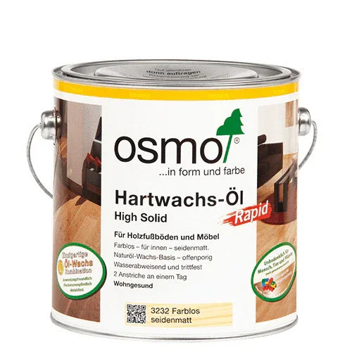 Exclusieve Aanbieding Osmo Hardwax Olie Rapid 3262 Kleurloos mat sneldrogend 0.75L
