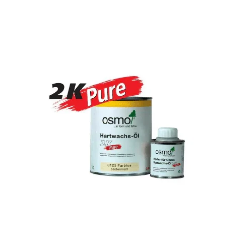 Betrouwbaar Osmo Hardwax Olie 2K Pure/Naturel 6125 1L