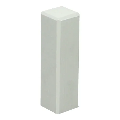 Hoek/eindstuk t.b.v. MDF plint 70x18 RAL 9010 Flitsaanbieding