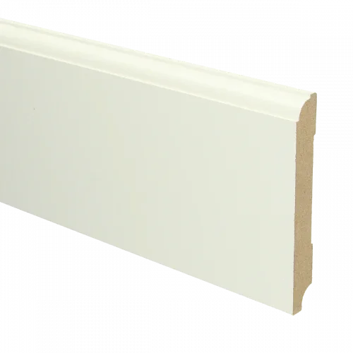 Hoge plint Wit 120 mm Kraal Populair