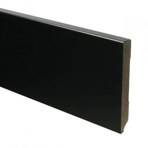 Hoge plint Zwart 120 mm Recht Laatste Kans