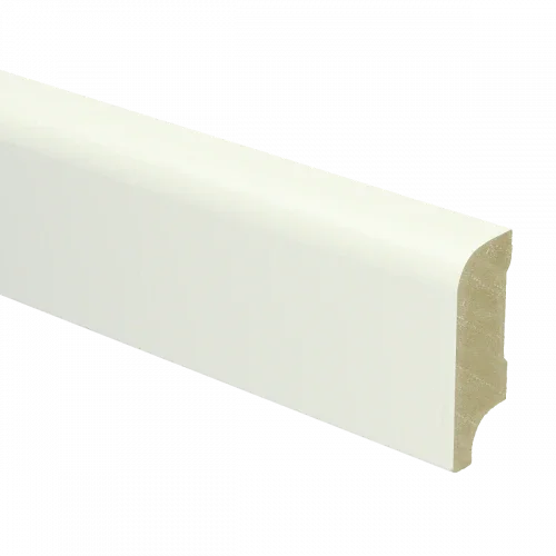 MDF Koloniale plint 58x22 mm voorgelakt RAL 9010 Exclusieve Aanbieding