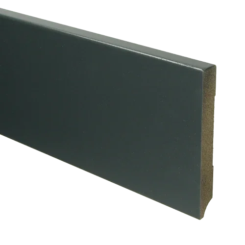 Goedkoop MDF Moderne plint 120x15 mm voorgelakt RAL 7016