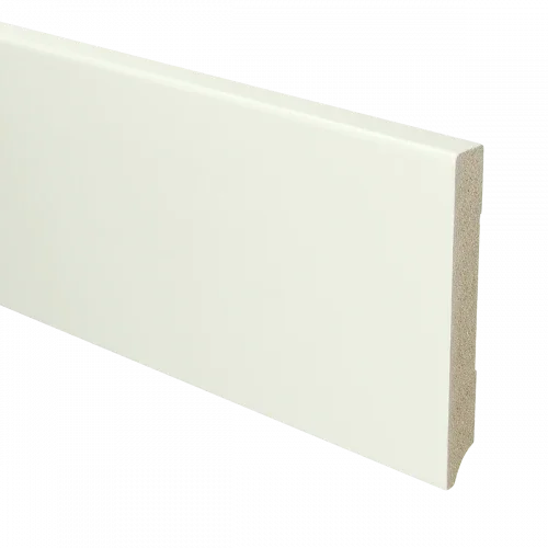 Direct Verzonden MDF Moderne plint 120x15 mm voorgelakt RAL 9016