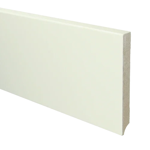 Flitsaanbieding MDF Moderne plint 150x18 mm voorgelakt RAL 9010