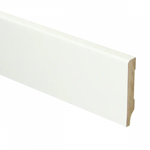 Gratis Retour MDF Moderne plint 55x9 mm voorgelakt RAL 9016