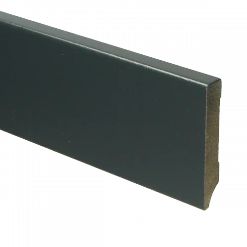 MDF Moderne plint 70x12 mm voorgelakt RAL 7016 Tijdelijk Beschikbaar