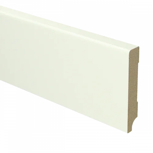 MDF Moderne plint 90x15 mm voorgelakt RAL 9010 Speciale Aanbieding