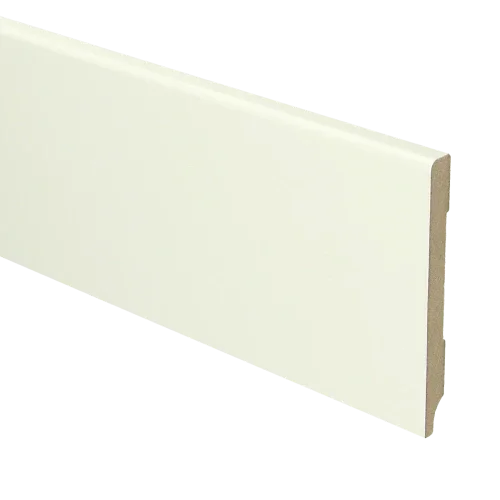 Rechtstreeks Van De Fabrikant MDF Moderne plint 90x9 mm voorgelakt RAL 9010