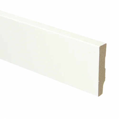 Plint recht 60x12 wit gefolied Beste Prijs