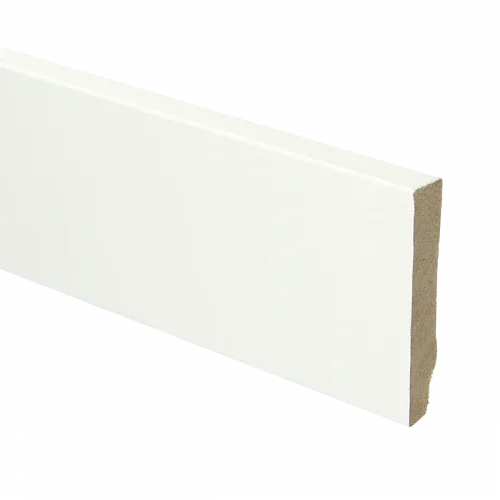 Hete Deal Plint recht 70x12 wit gefolied