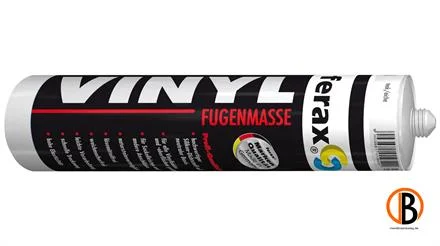 Aanbieding ferax Vinyl-Fugenmas. Teak/Eiche Cognac/Kirschbaum Akzent/Schiefer Kupfer, matt, 310 ml Kartusche